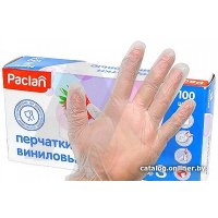 Виниловые перчатки Paclan Виниловые (S, 100 шт)