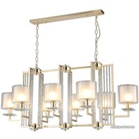 Подвесная люстра Crystal Lux Nicolas SP8-L1000 (золото/белый)