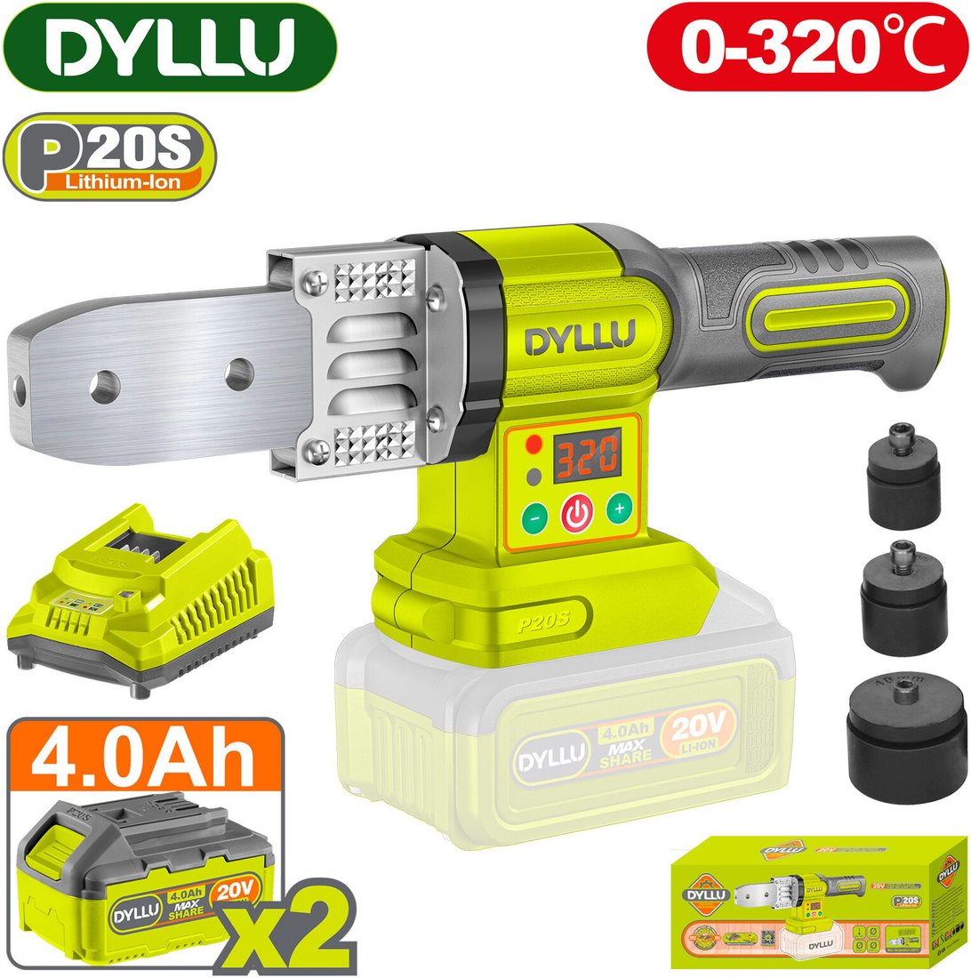 

Аппарат для сварки труб Dyllu DTWM20182 (с 2-мя АКБ)