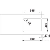 Кухонная мойка Blanco Solis 340/180-U 526128 (правая, полированная)