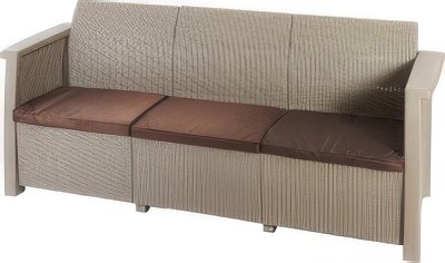 

Садовый диван Keter Toledo Love Seat Max 254012 (капучино)