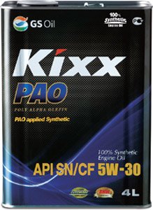 

Моторное масло Kixx PAO 5W-30 4л