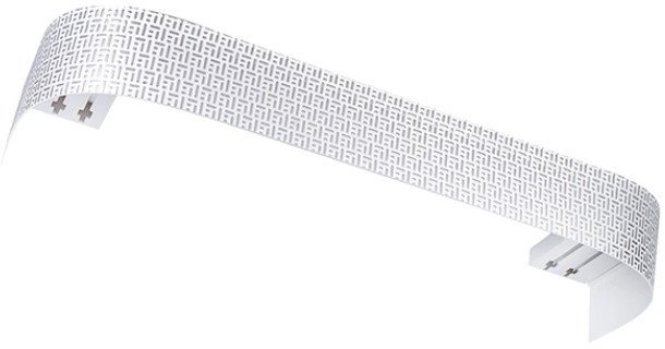 

Карниз для штор Legrand Твил 7см 3.6м 2р 58114581 (белый/серебро)