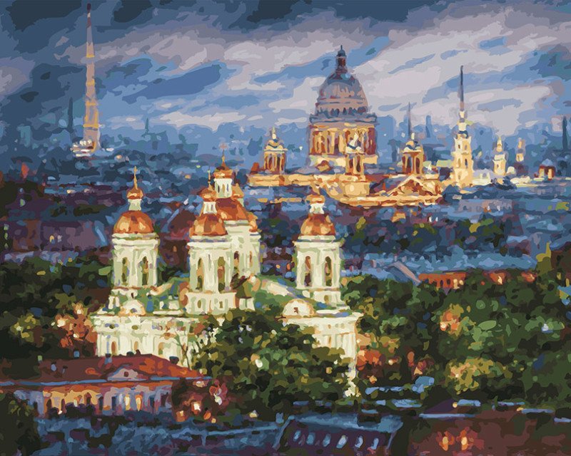 

Картина по номерам Белоснежка Все краски вечера. Санкт-Петербург 486-IRC