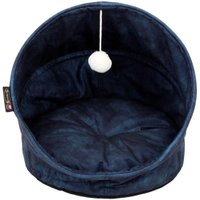 Лежак Scruffs Kensington Cat Cave 661808 (синий)