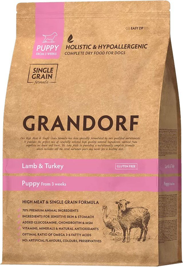 

Сухой корм для собак Grandorf Dog Puppy Lamb & Turkey (1 кг)
