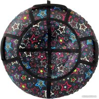 Тюбинг Hubster Люкс Pro S 100 см (звезды черные)
