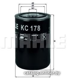 Топливный фильтр Mahle Knecht KC178
