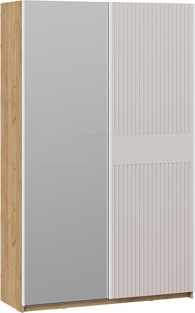 

Шкаф-купе Трия Оскар Хилтон Т2 1400 271063 (ручка белая/дуб крафт золотой/кашемир сатин)