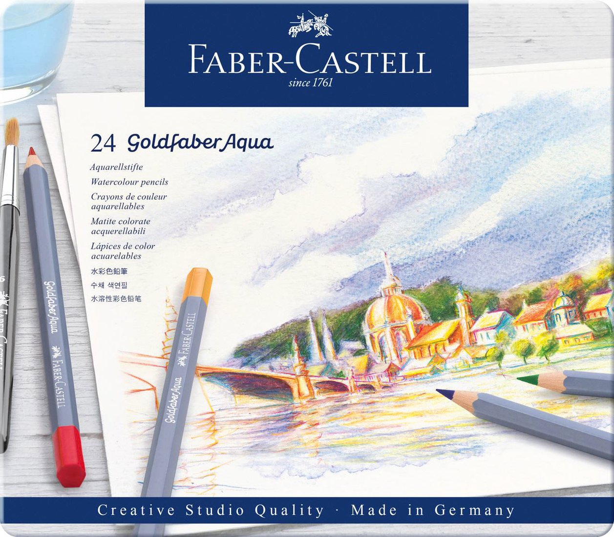

Набор акварельных карандашей Faber Castell Goldfaber Aqua 114624 (24шт)