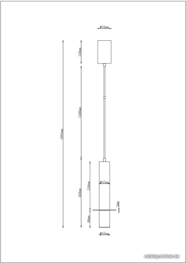 Подвесная люстра Arte Lamp Ascella A2034SP-1BK