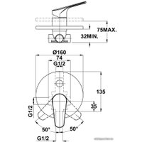 Смеситель TEKA Alcudia 461716200