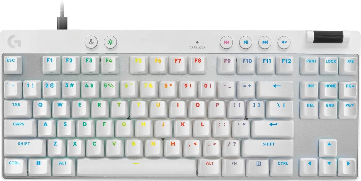 

Клавиатура Logitech G Pro X TKL Rapid Analog 920-013243 (белый, нет кириллицы)