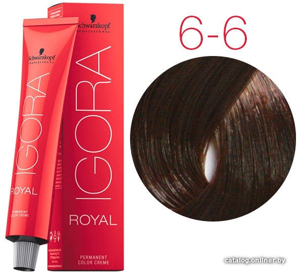 Крем-краска для волос Schwarzkopf Professional Igora Royal Permanent Color Creme 6-6 60 мл