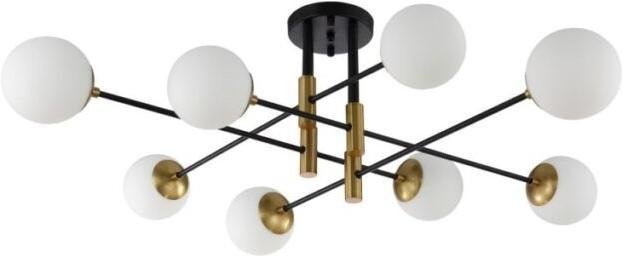 

Припотолочная люстра Crystal Lux FIDEL PL8 BLACK