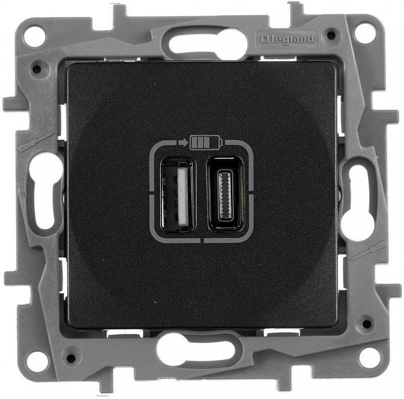 

Розетка USB Legrand Etika 672636 (антрацит)