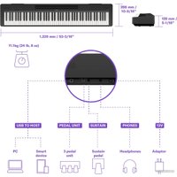 Цифровое пианино Yamaha P-145BT