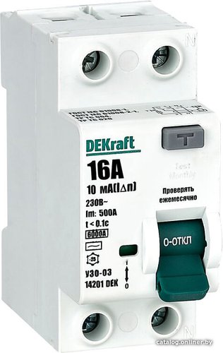 Устройство защитного отключения Schneider Electric DEKraft УЗО-03 14209DEK