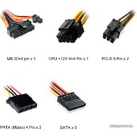 Блок питания Powerman PM-500ATX 80Plus