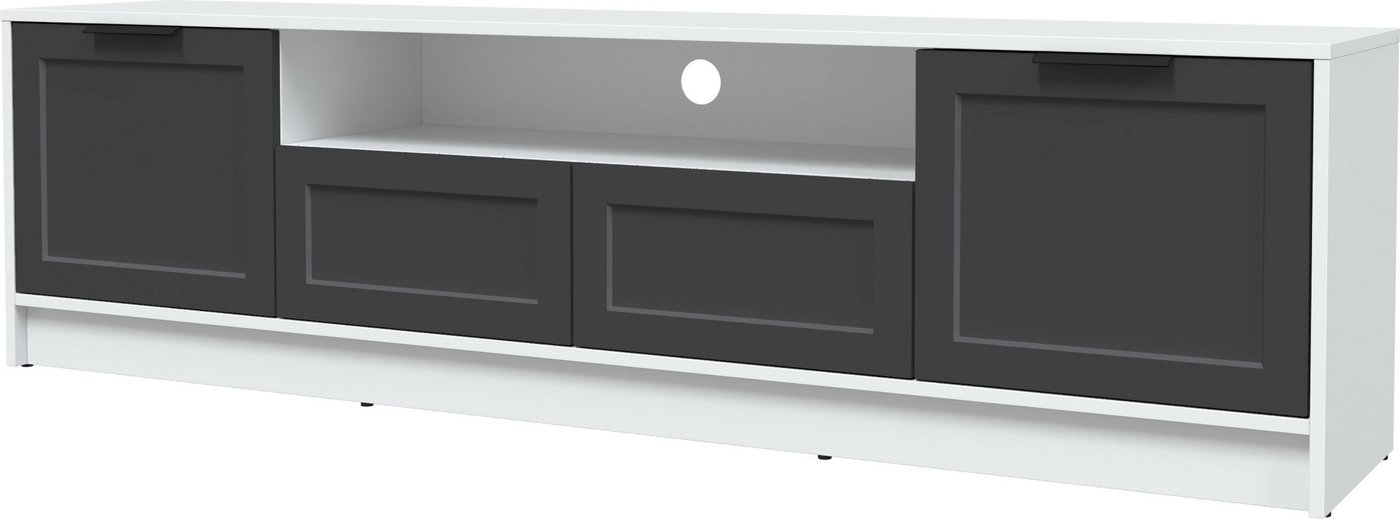 

Тумба Интерлиния ТВ Концепт Тренд КТ-ТВ4-50 (белый платинум/пепел)