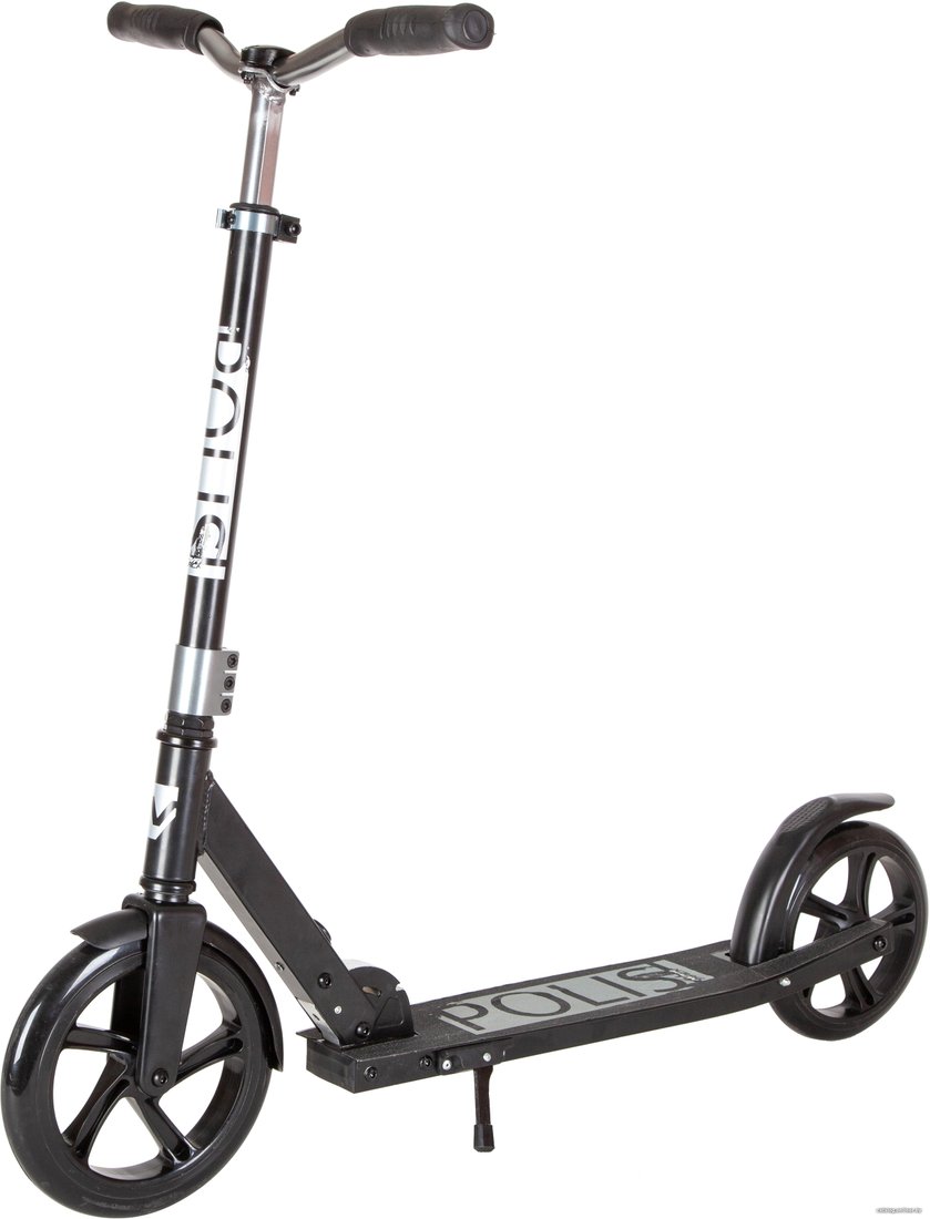 Двухколесный детский самокат Novatrack Polis 230 Pro 230.POLIS.SL22 (серебристый)