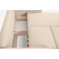 Угловой диван Divan Льери Мини Velvet Light 240324 (бежевый)