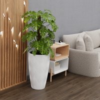 Кашпо Альтернатива Флэйм М8885 (61 л, белый)