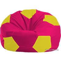 Кресло-мешок Flagman Мяч Стандарт М1.1-386 (малиновый/желтый)