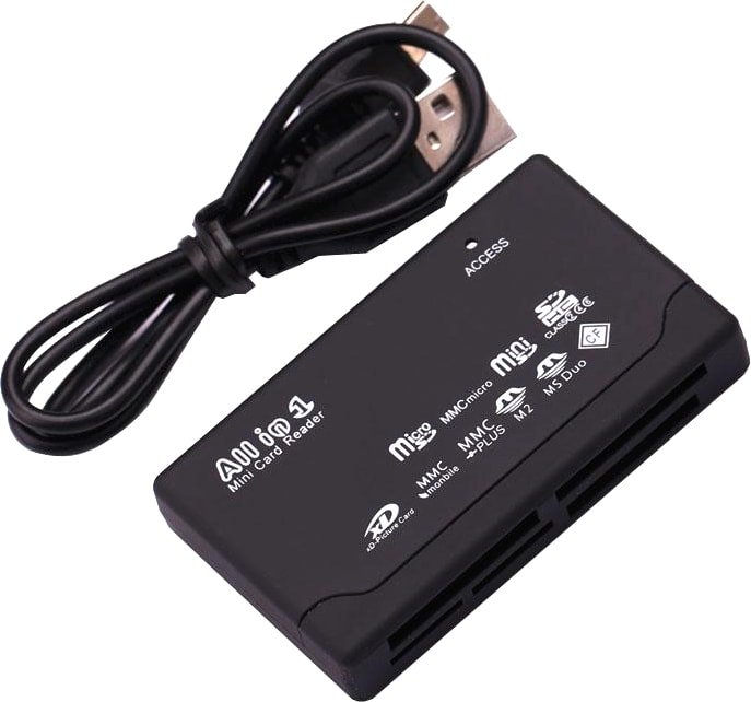 

Карт-ридер USBTOP USB2.0 All-in-1