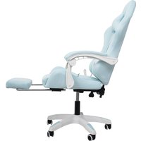 Игровое (геймерское) кресло Calviano 1584 (ткань, голубой)