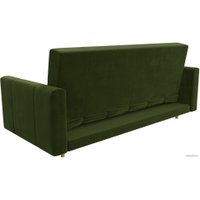 Диван Лига диванов Вест 286 108720 (микровельвет, зеленый)