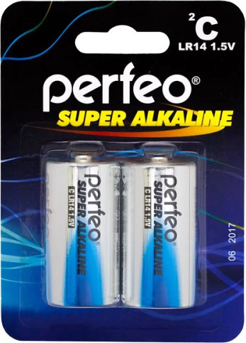 

Батарейка Perfeo Super Alkaline PF LR14/2BL 2шт