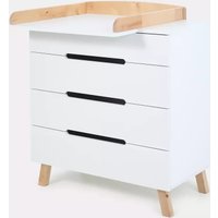 Детский комод Rant Indy Pro 800/4 (cloud white)