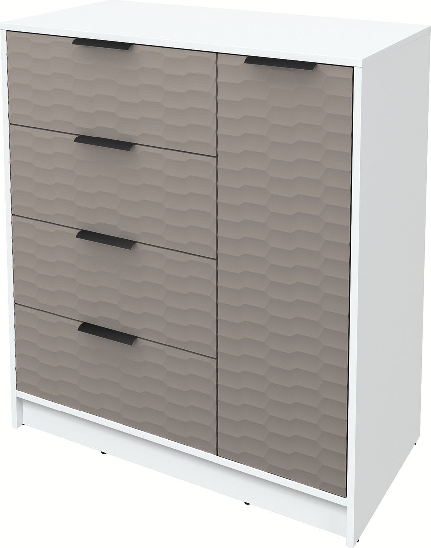 

Тумба Интерлиния Концепт Зодиак КТ-Т90 (белый платинум/луна)