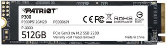 SSD Patriot P300 512GB P300P512GM28