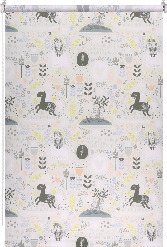 

Мини рулонные шторы Franc Gardiner Print Сказочный лес 75x160 9403218119 (серый)