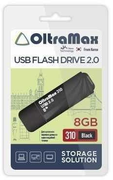 

USB Flash OltraMax 310 8GB (черный)