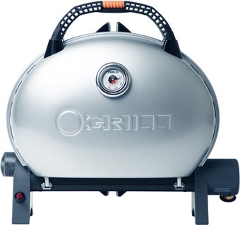 Портативный газовый гриль O-grill 700T (серебристый)