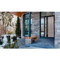 Металлическая дверь NORD DOORS Норд 70 НС-18Н21Ч35-Л (левый, серый дуб/белый)