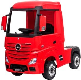 

Электромобиль RiverToys Mercedes-Benz Actros 4WD HL358 с прицепом (красный)