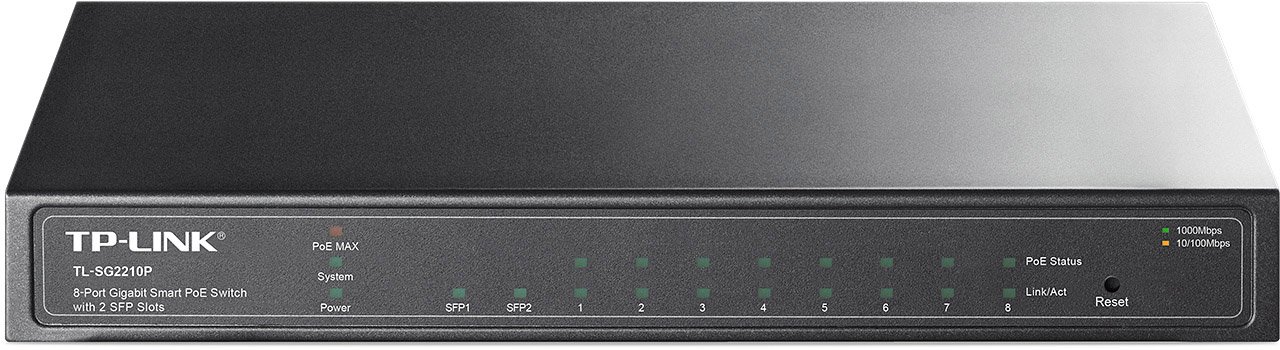 

Управляемый коммутатор 2-го уровня TP-Link TL-SG2210P