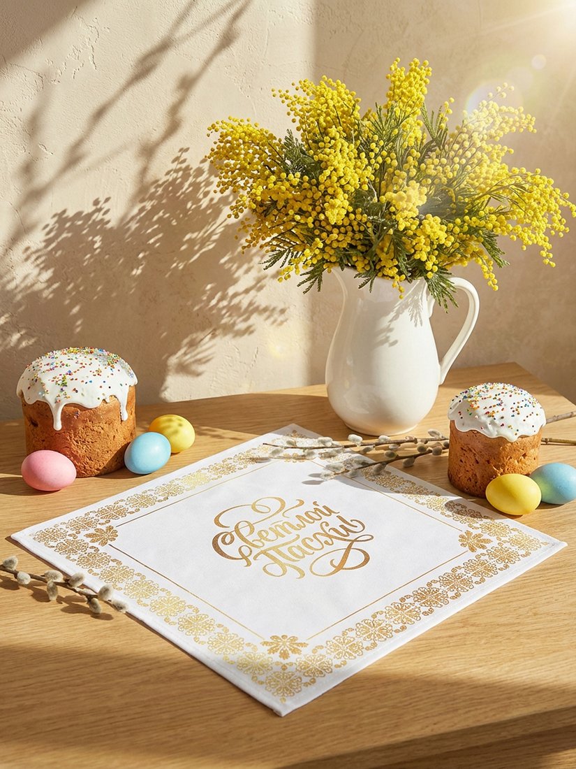 

Сервировочная салфетка Доляна Светлой Пасхи 10894871