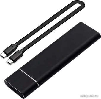 Бокс для накопителей M.2 USBTOP M.2 NVME - USB-C/USB-C (10 Гбит/с, черный)