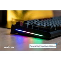 Клавиатура Royal Kludge RK-R87 RGB (черный, RK Red)