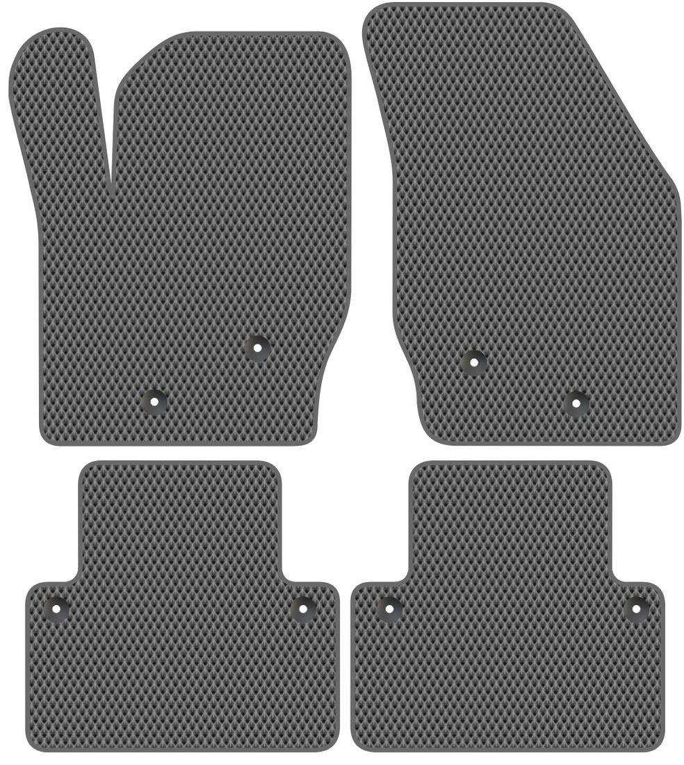 

Комплект ковриков для авто Alicosta Volvo XC90 I (suv / C) 2002 - 2014 (серый, ромб)