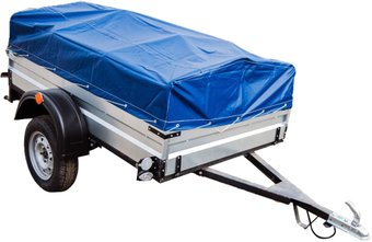 Одноосный прицеп Титан 1800 (с тентом и каркасом)