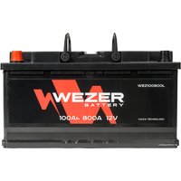 Автомобильный аккумулятор Wezer WEZ100800L (100 А·ч)