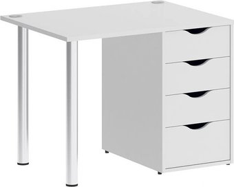 Стол Riva Home Office VR.SP-3-98.4 Silver (белый)