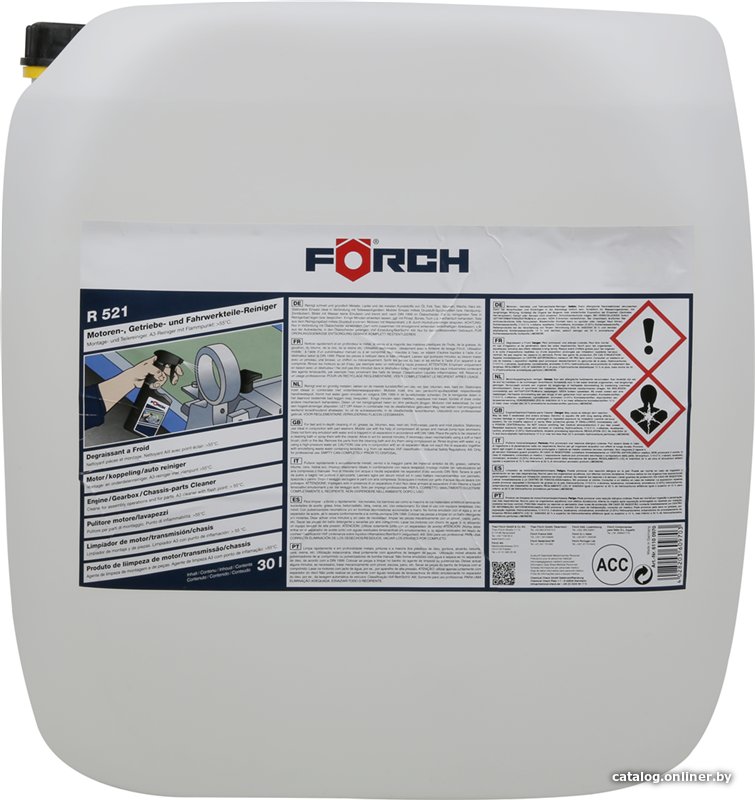 FORCH Очиститель деталей двигателя R521 30л 61100970