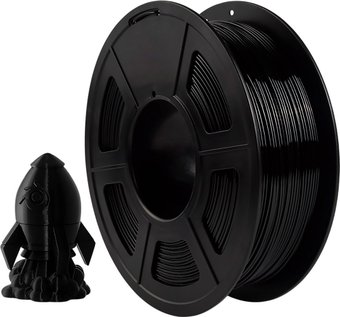 Пластик NV Print NV-3D-PETG-BLACK (1.75мм, 1кг, черный)